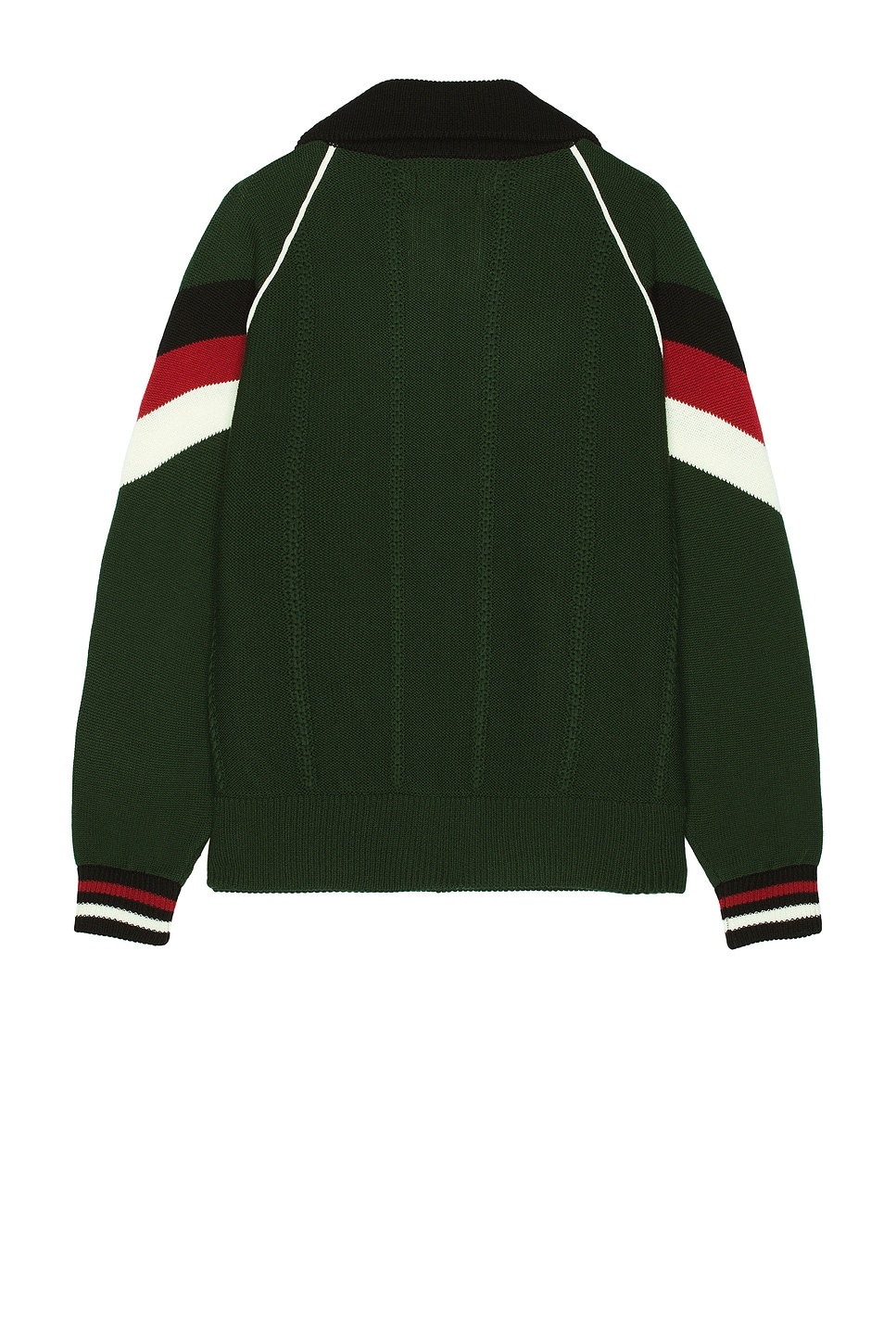 Knitted Zip Track Jacket - 2