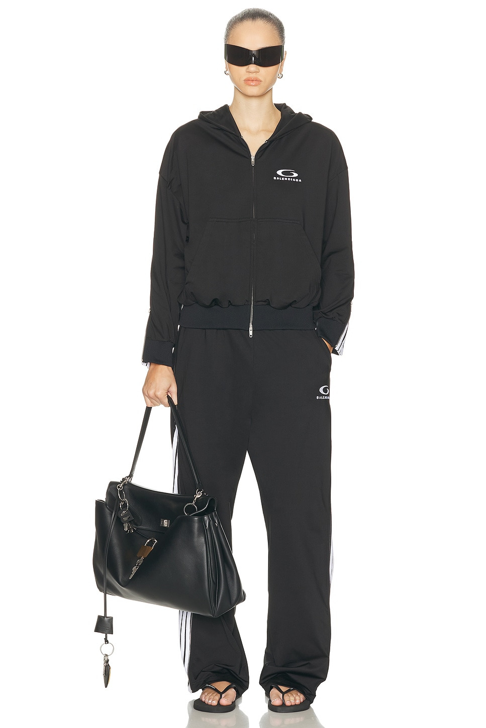 Zipped Zip Up Hoodie - 4