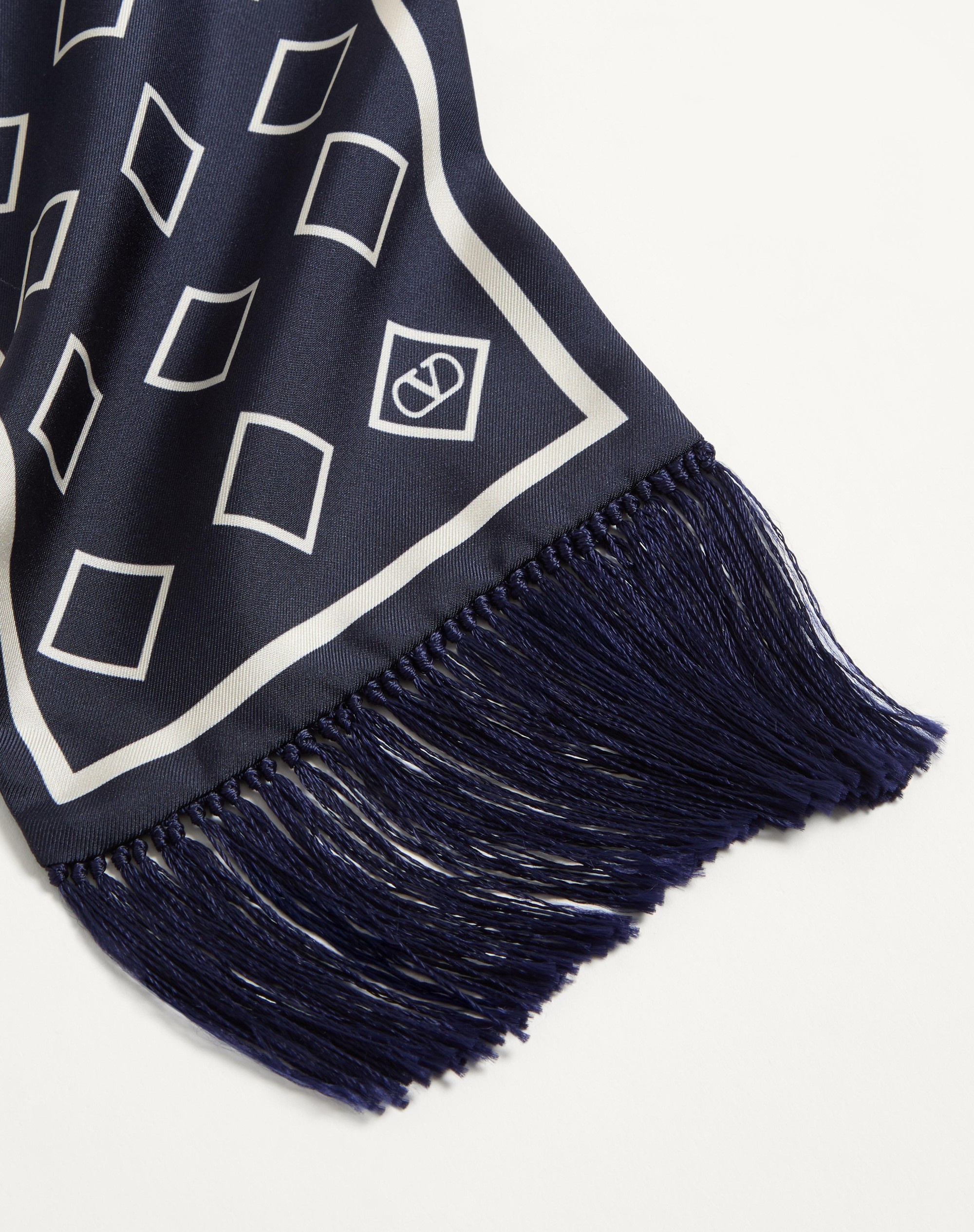 OPTICOOL SILK BANDEAU SCARF WITH FRINGE - 2