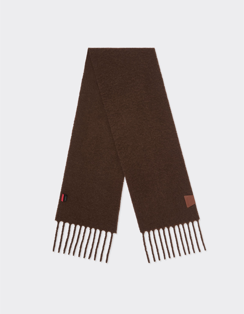 Alpaca scarf with Ferrari label 3
