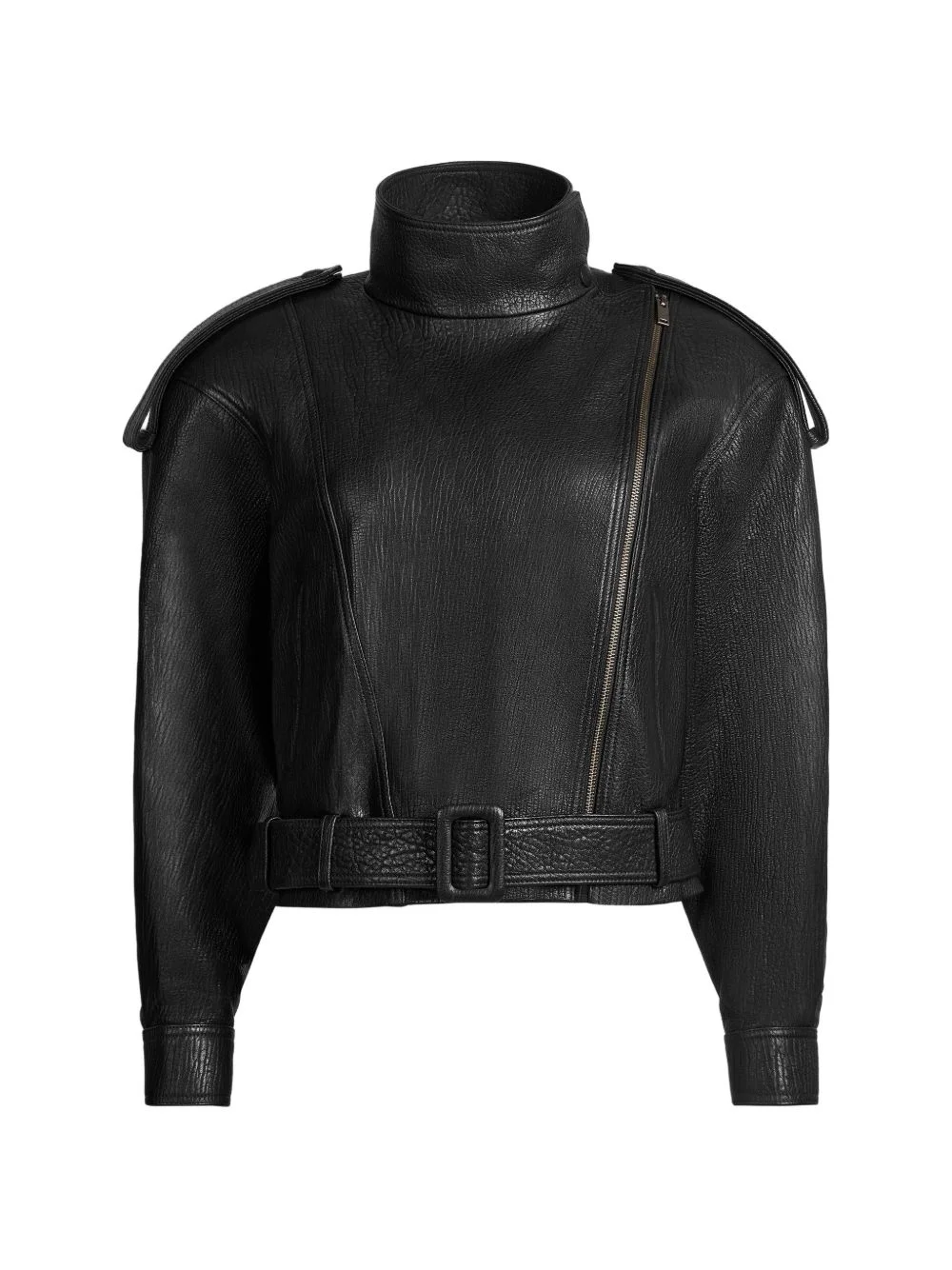Serpa grained-leather jacket - 1