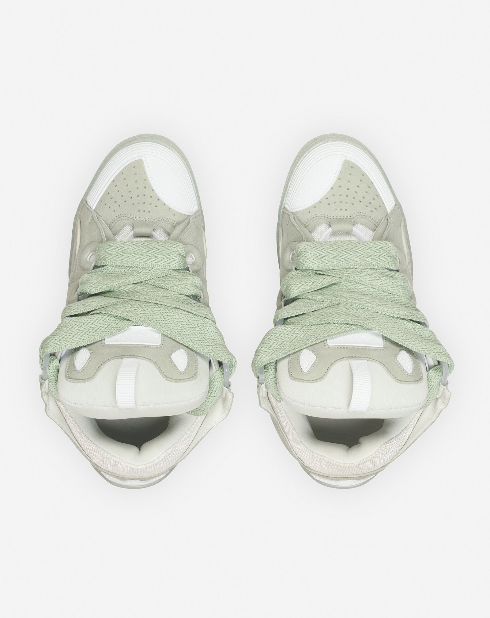 LEATHER CURB SNEAKERS - 4