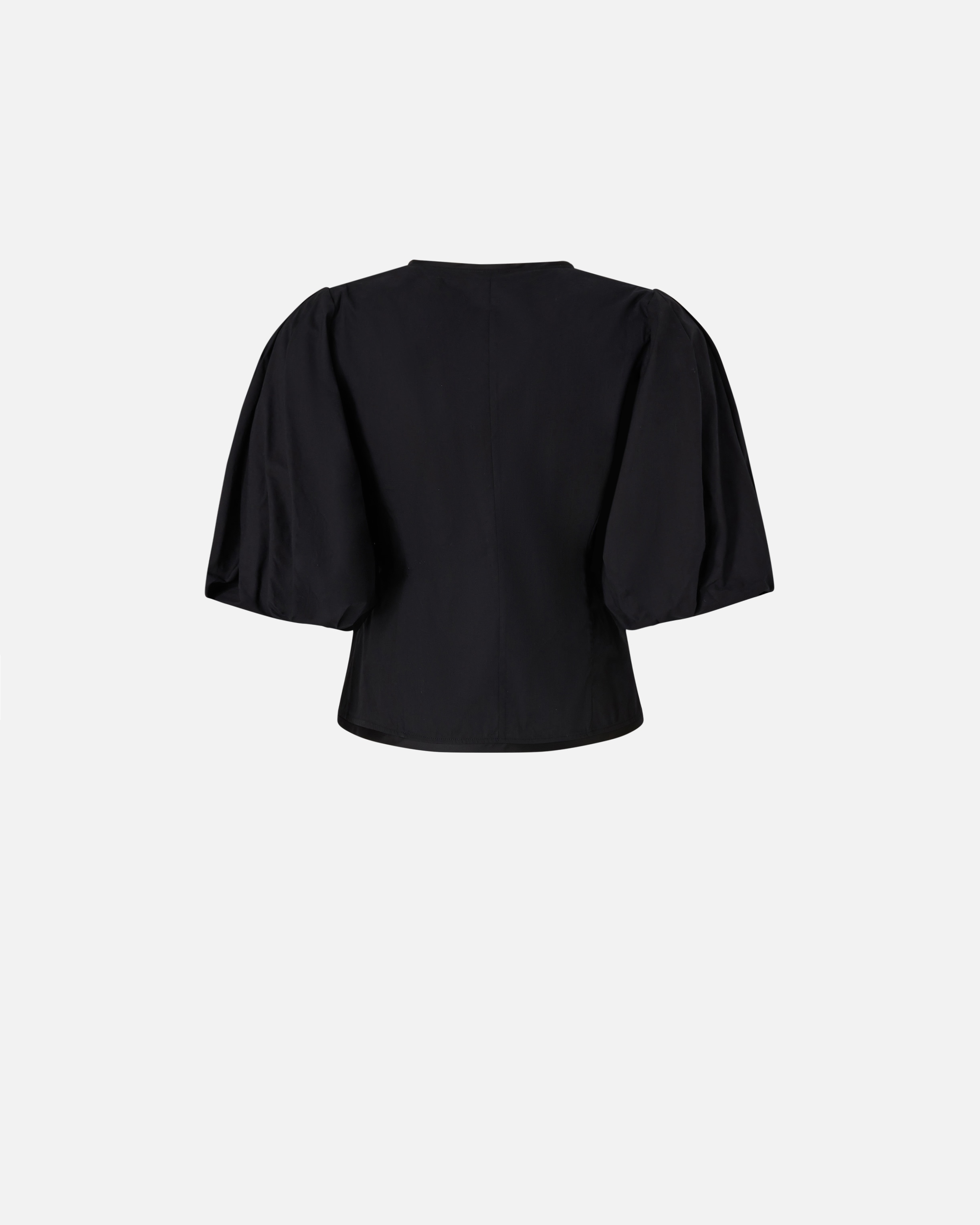 COTTON BLOUSE WITH METAL BUCKLES - 2