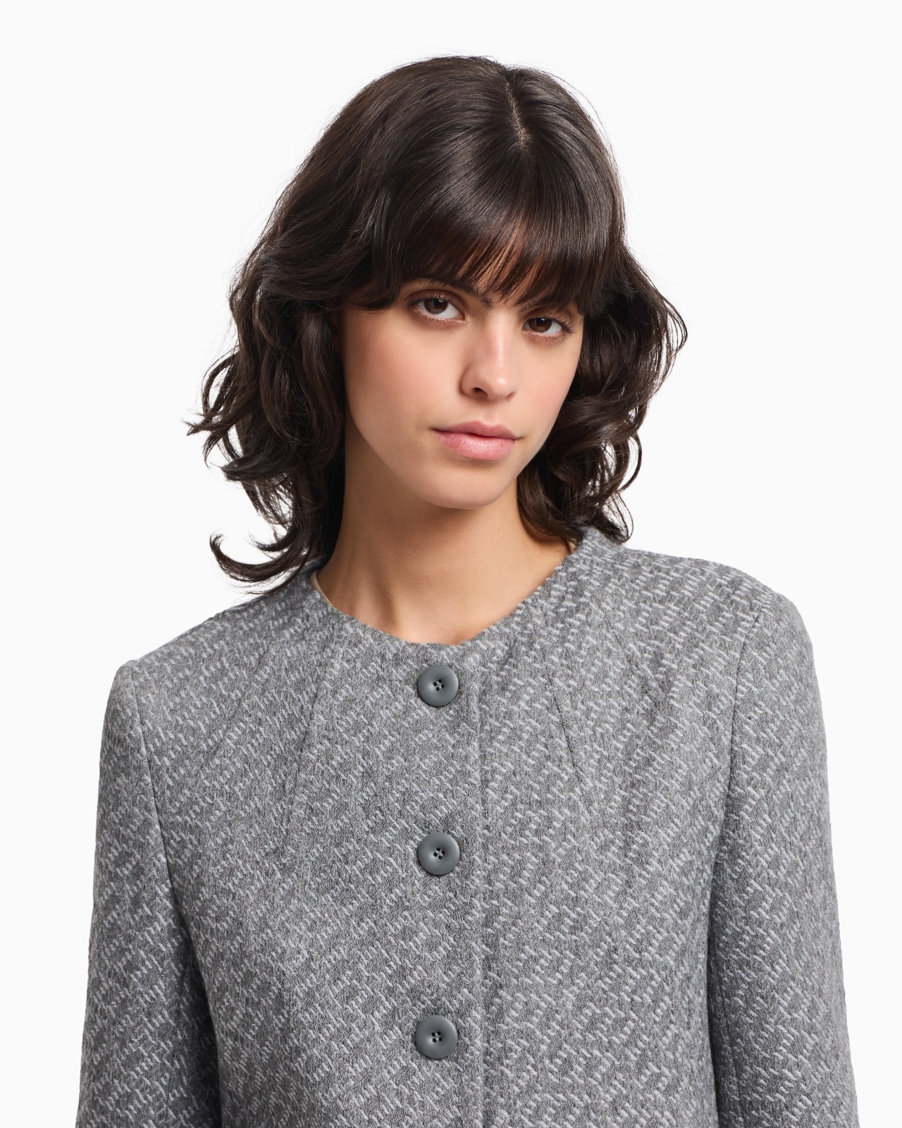 ICON TRICOT-EFFECT JACQUARD KNIT JACKET - 5