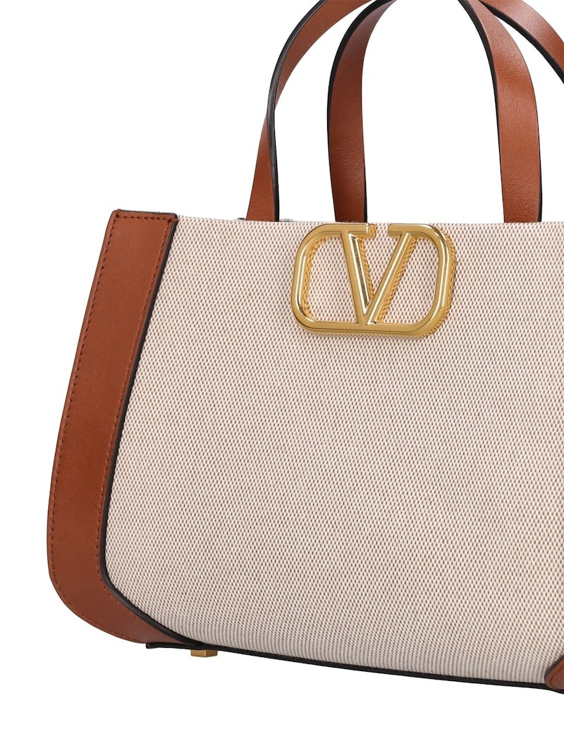 Vlogo Signature small canvas tote bag - 5