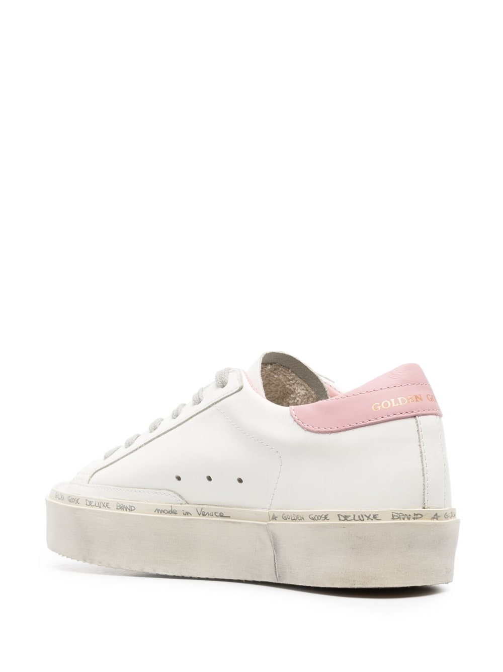 Golden Goose Hi Star Leather Sneakers - 3