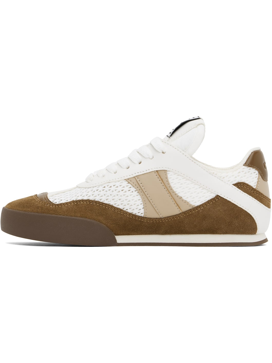 White & Brown 'Chloé Kick' Sneakers - 3
