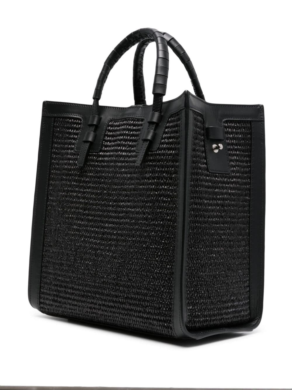 Beaurivage raffia tote bag - 2