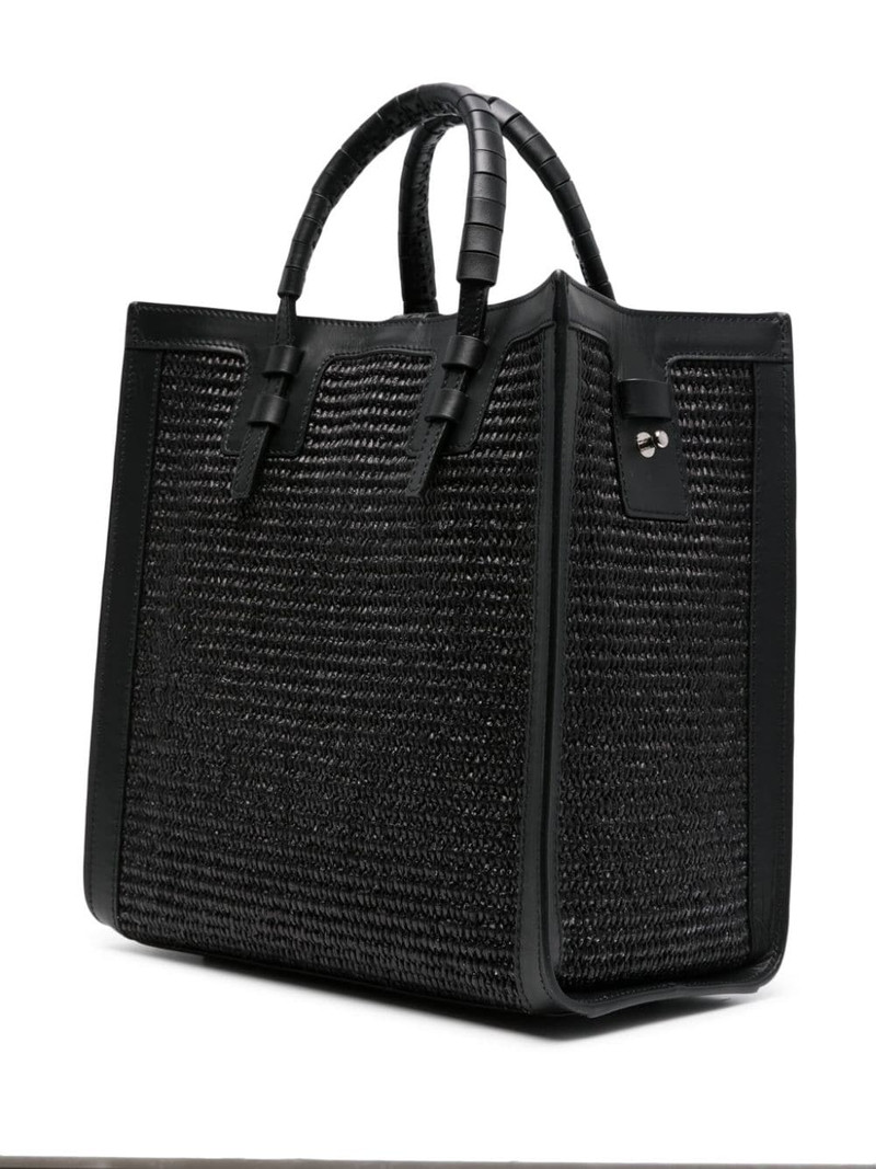 CASADEI Beaurivage raffia tote bag outlook