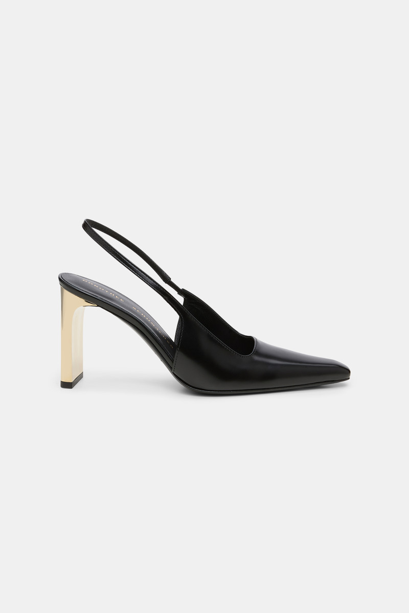 SUBTLE SHINE slingback pump 1