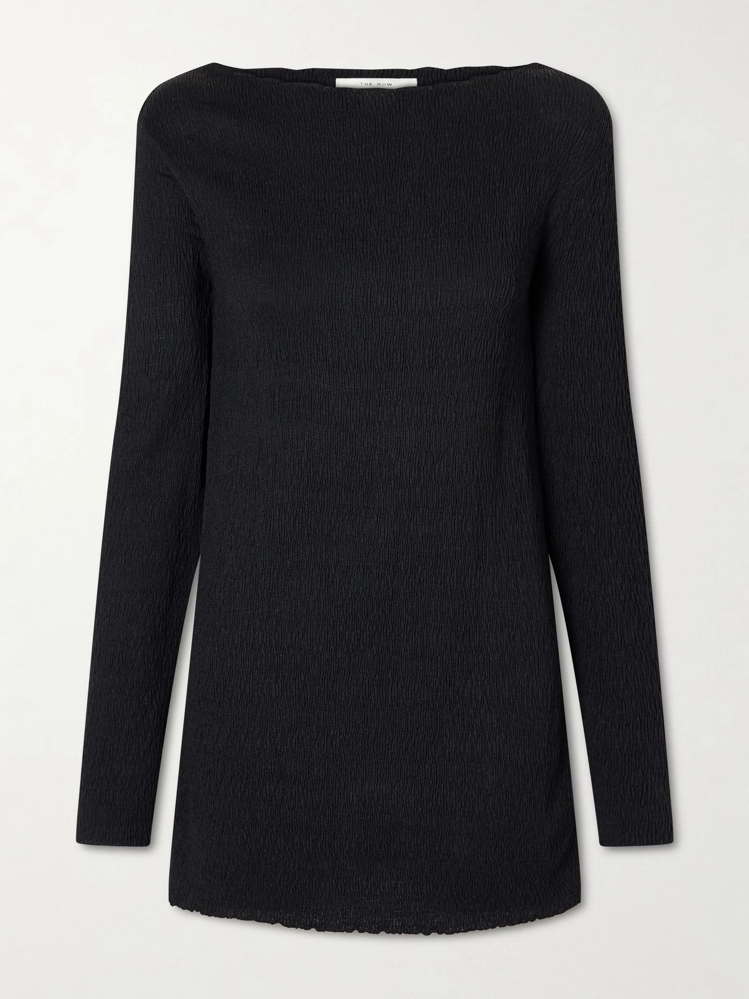 Ozma pleated silk top Black - 1