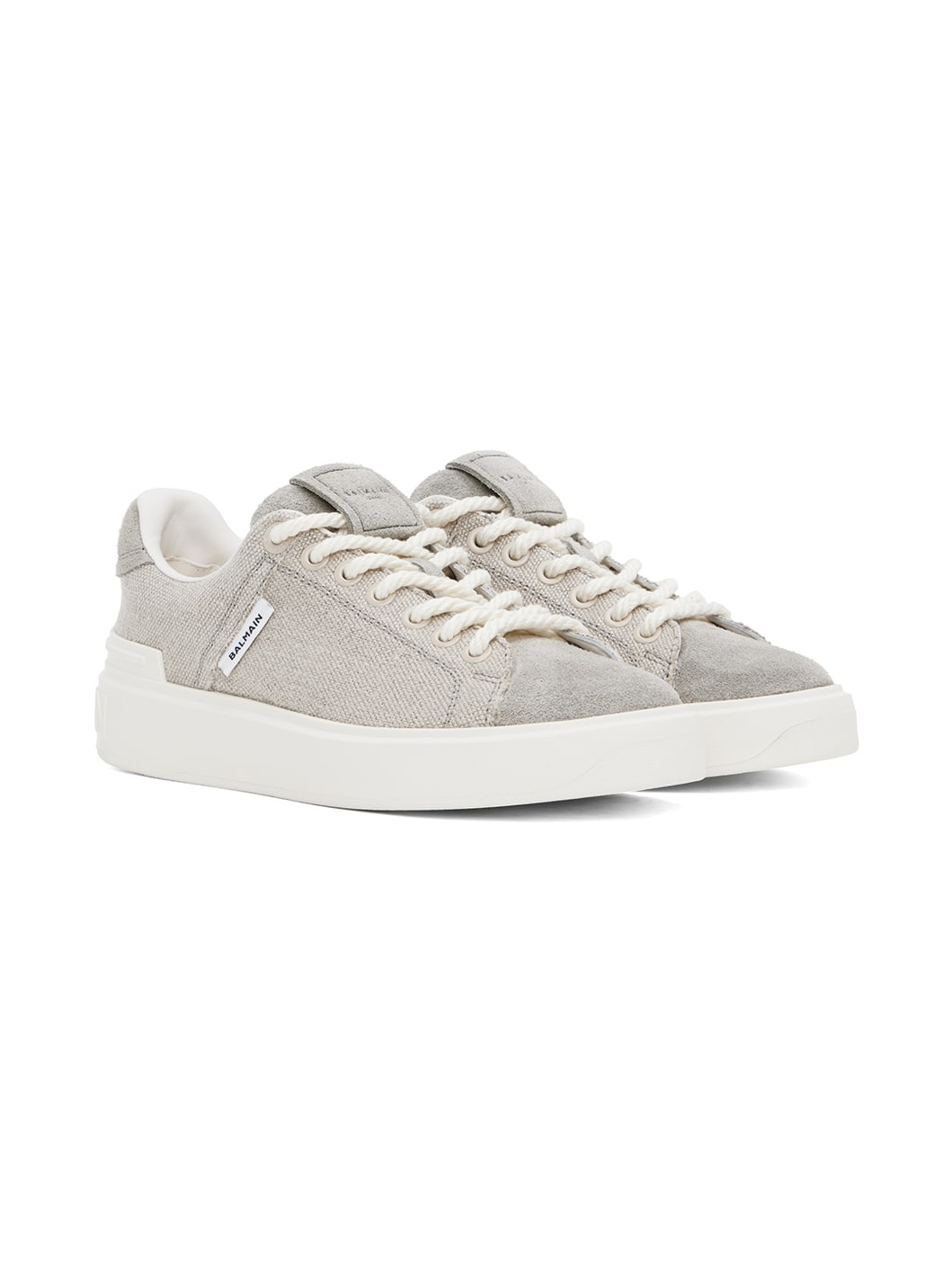 Gray B-Court Sneakers - 4