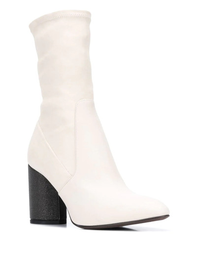 Brunello Cucinelli block-heel ankle boots outlook