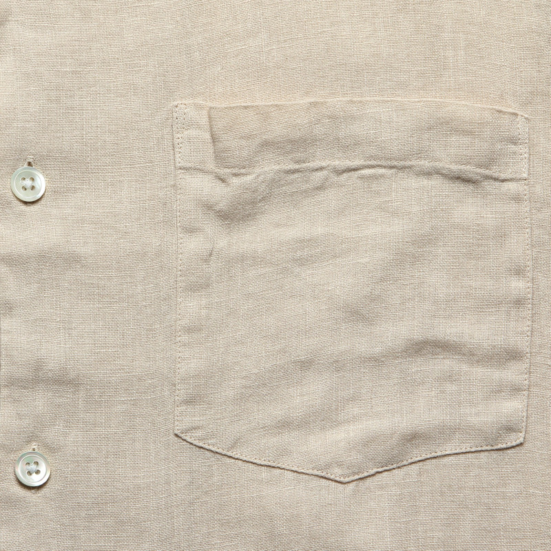 Linen Camp Shirt - Raw 3