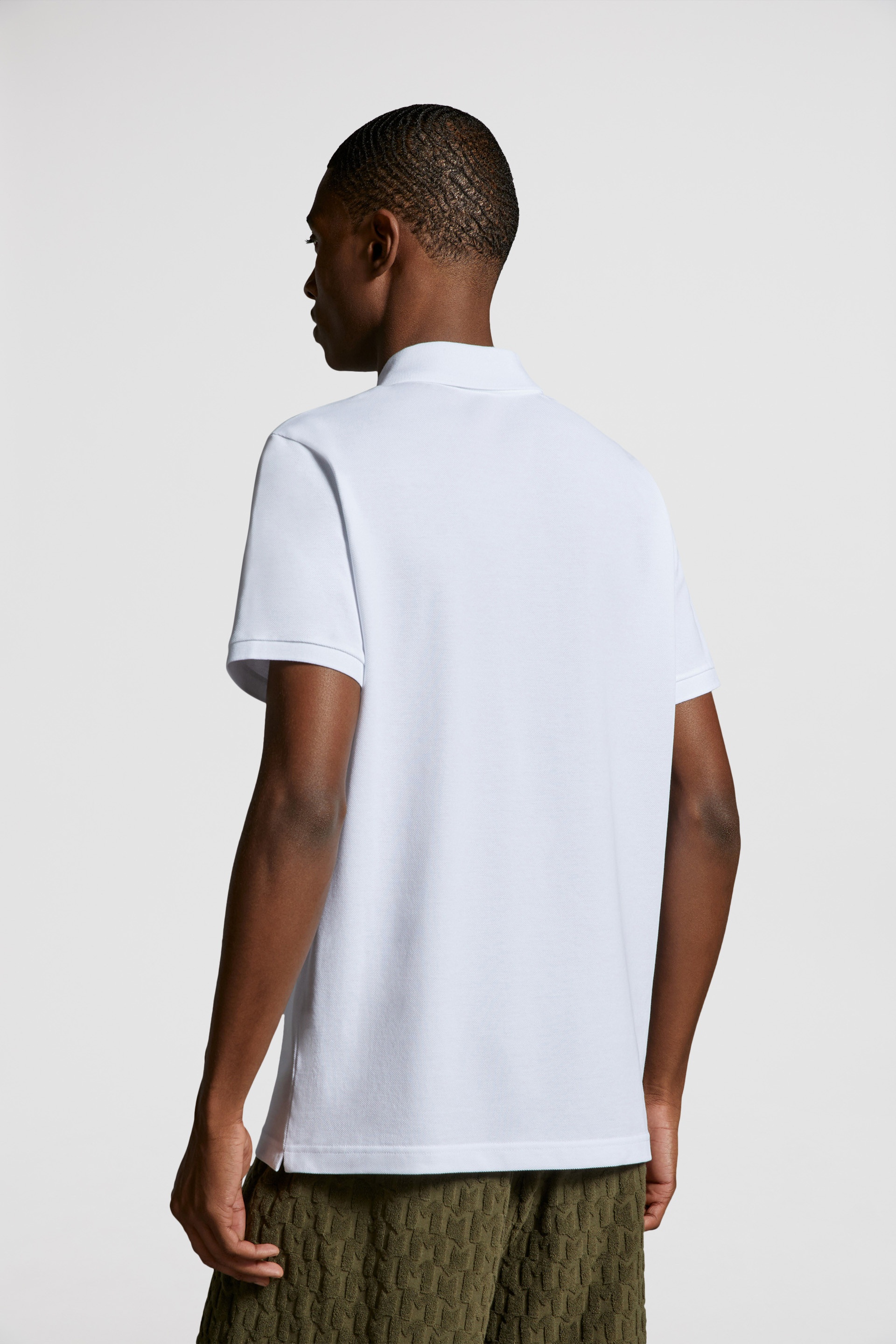 Logo Patch Cotton Polo Shirt - 5