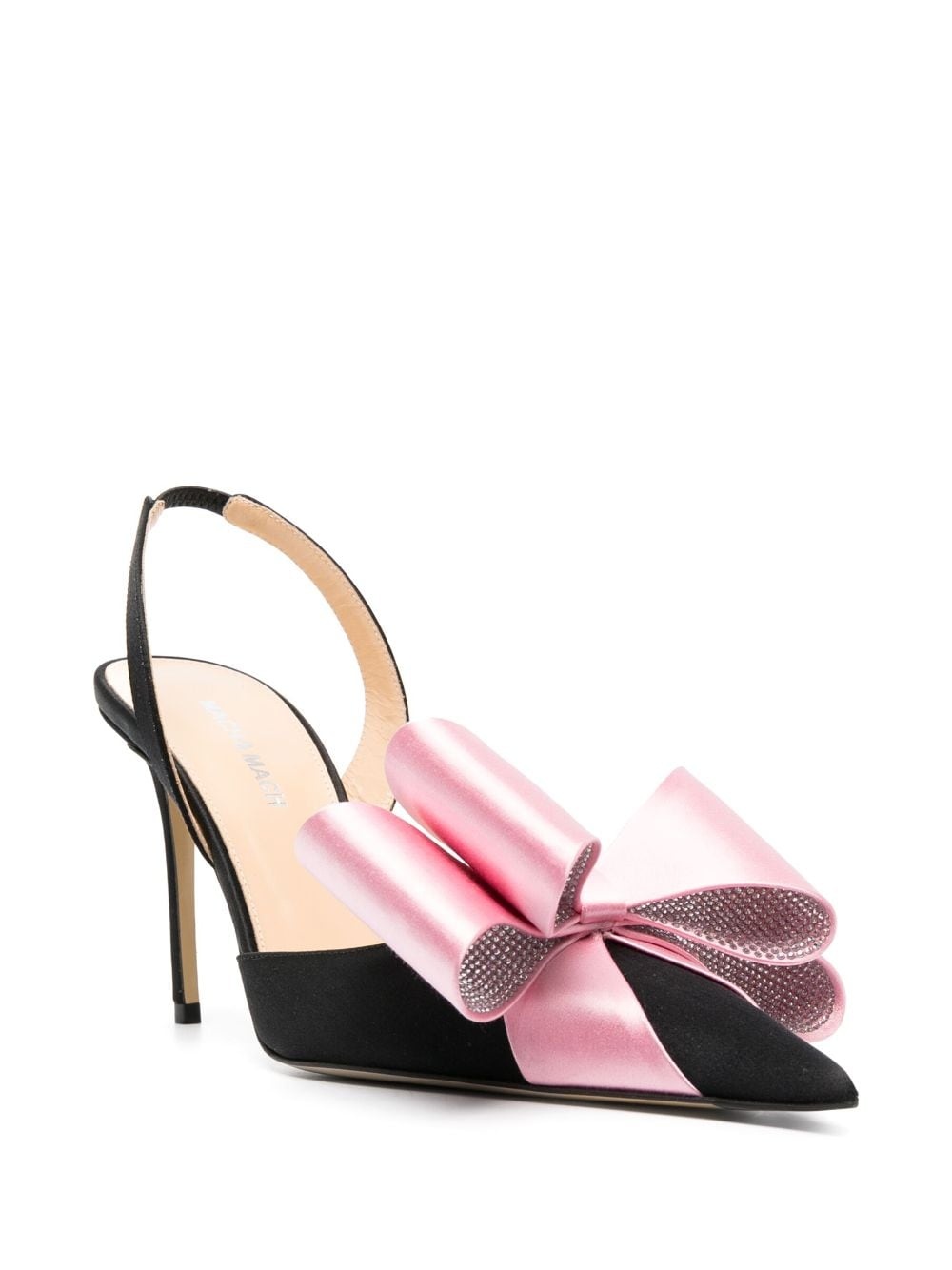 bow-detail slingback pumps - 2