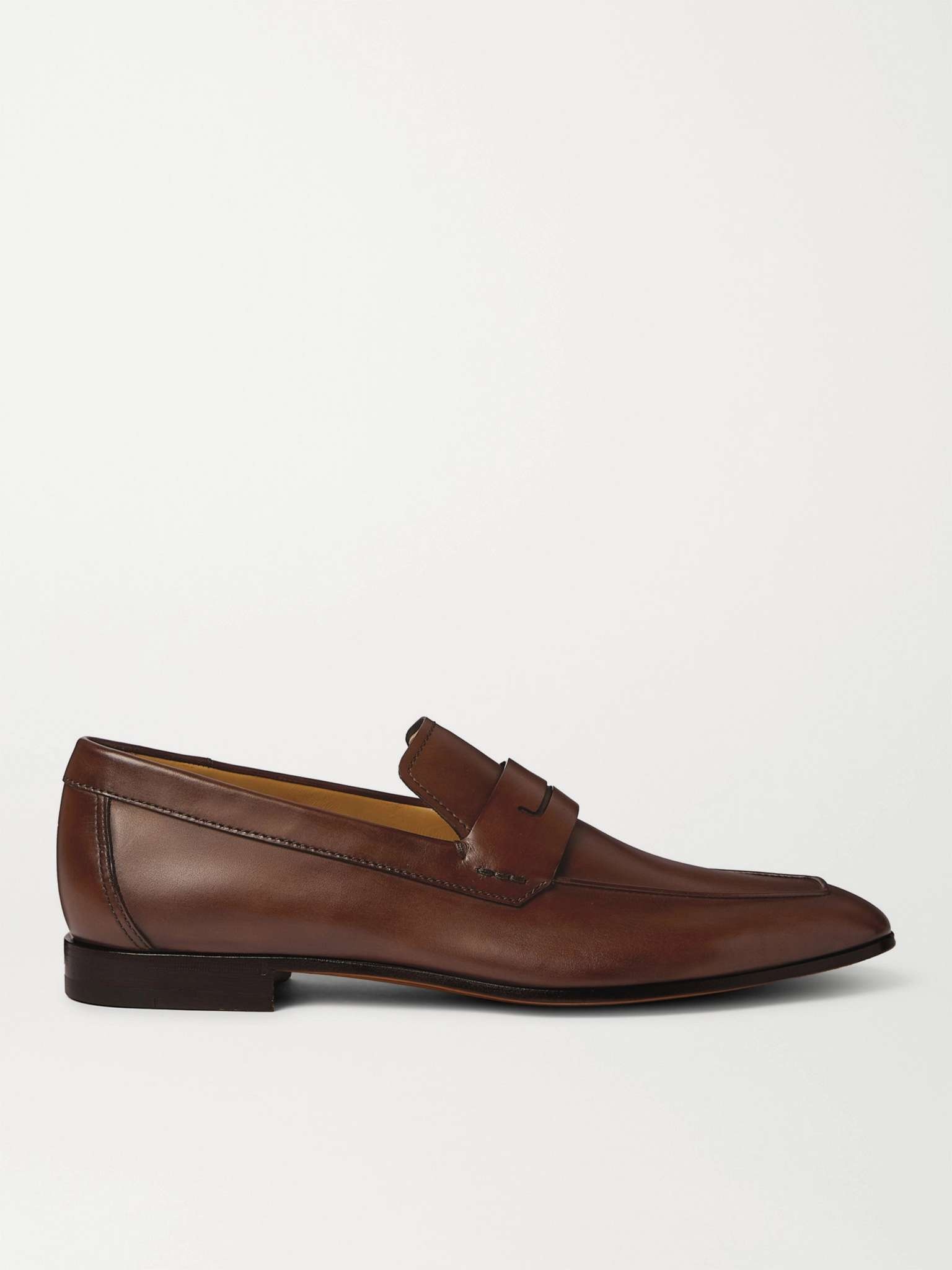 Lorenzo Leather Penny Loafers - 1