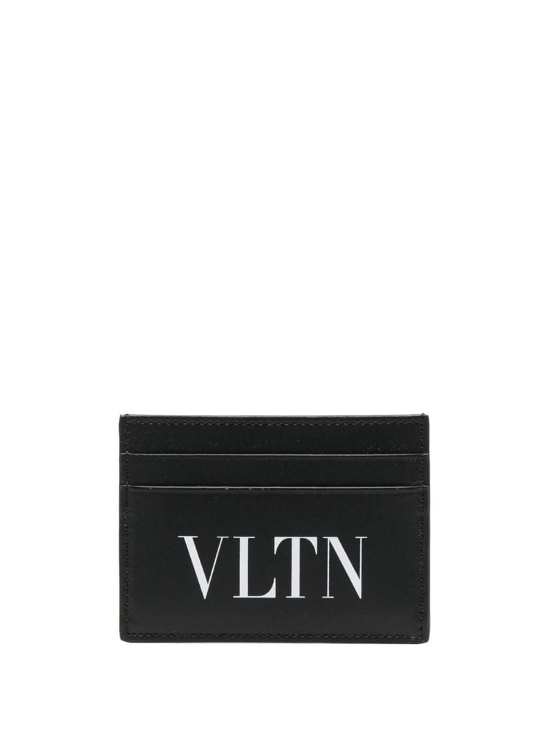 VLTN leather cardholder - 1