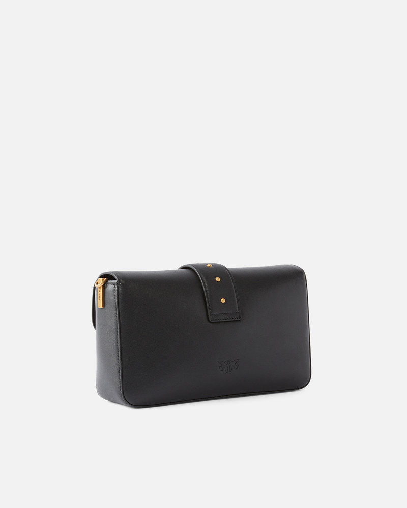 PINKO LOVE BAG ONE SLOUCHY MEDIUM HANDBAG IN LEATHER WITH TWO STRAPS outlook