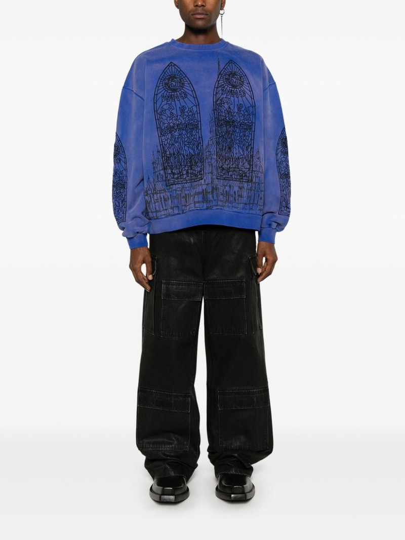 WHO DECIDES WAR waxed cargo jeans outlook