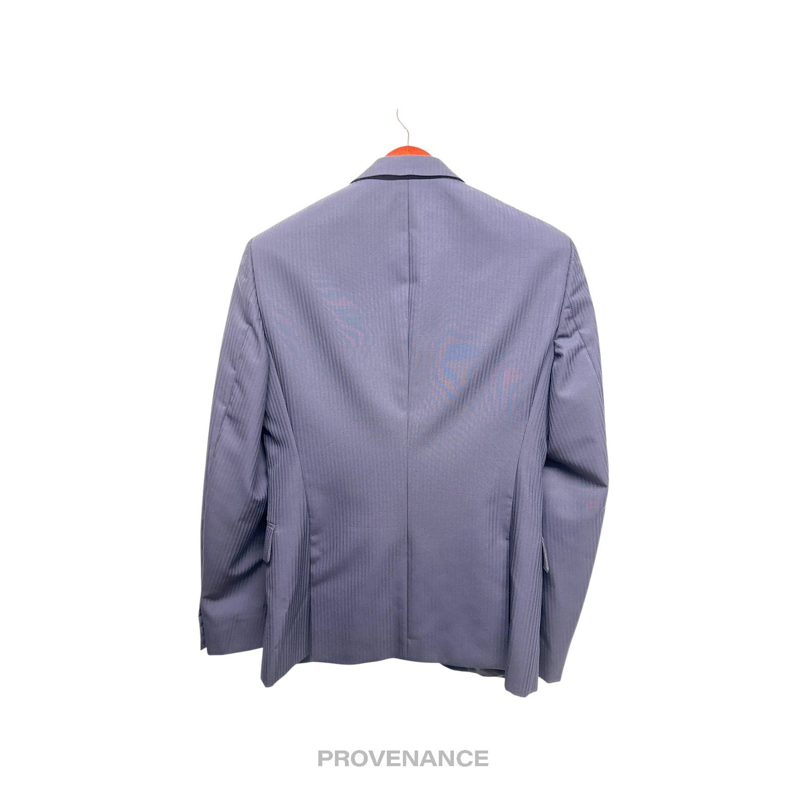 Alexander McQueen Jacket Coat Blazer - Striped Navy 36R - 2
