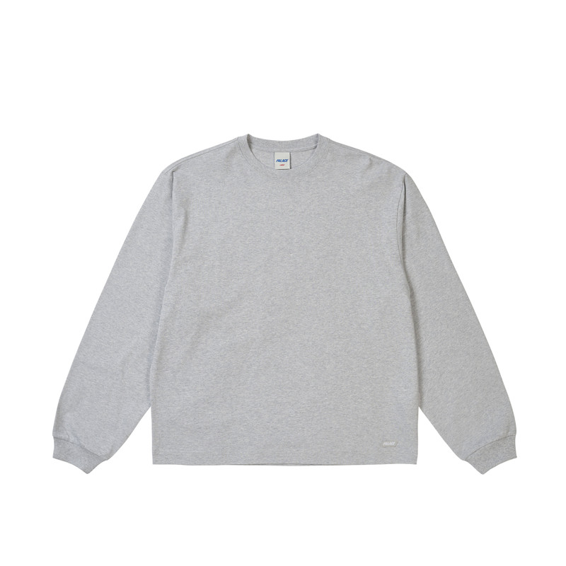 UNISEX LONGSLEEVE GREY MARL 1