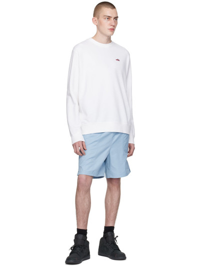 Nike White Crewneck Sweatshirt outlook