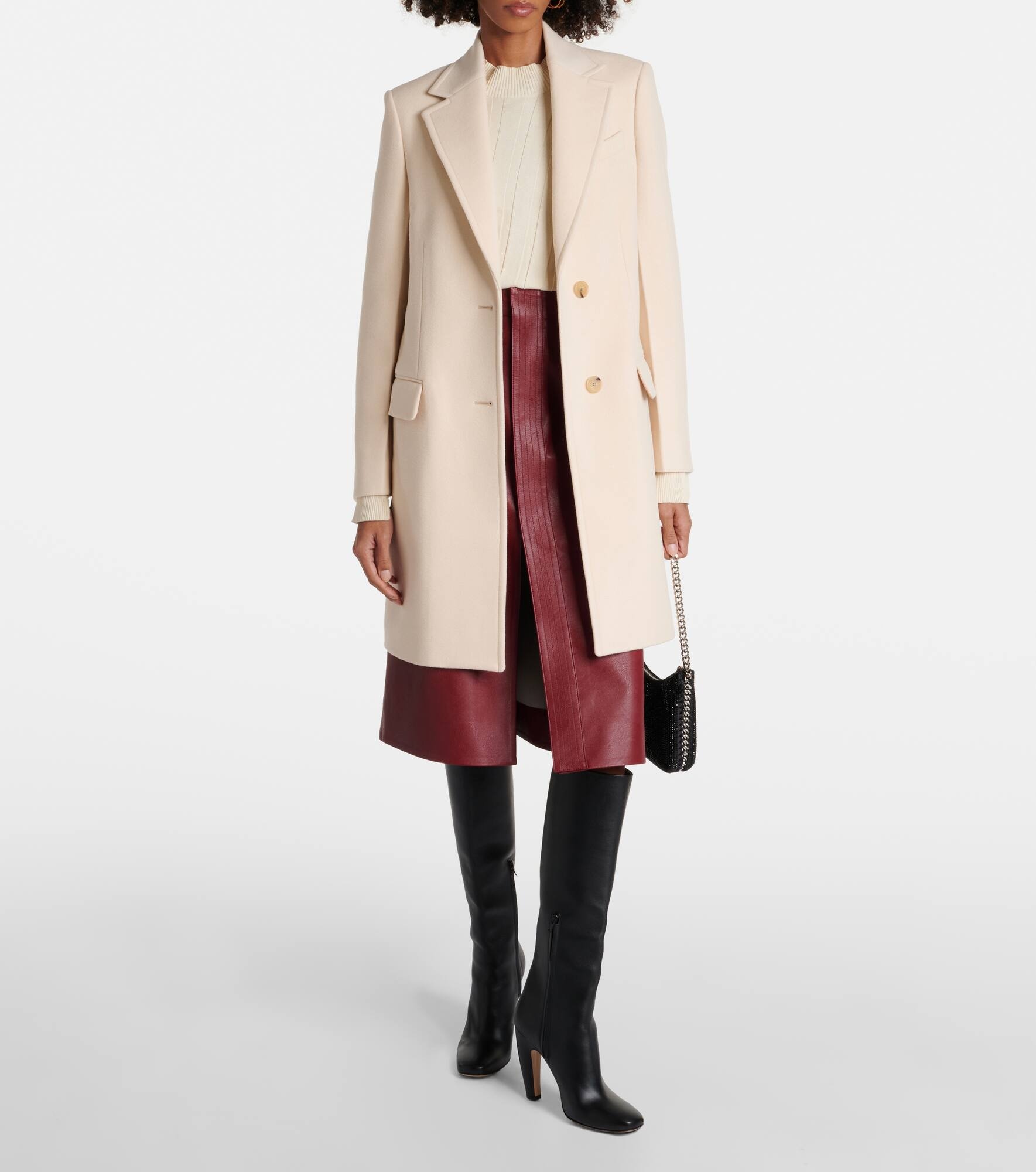 Single-breasted wool blazer - 2