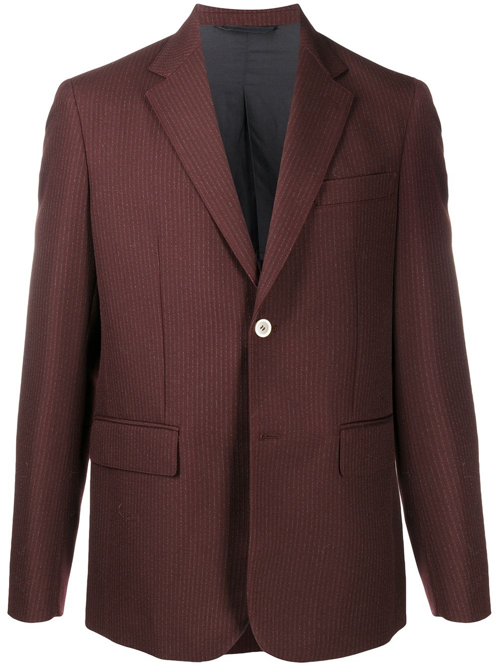 single-breasted wool blazer - 1