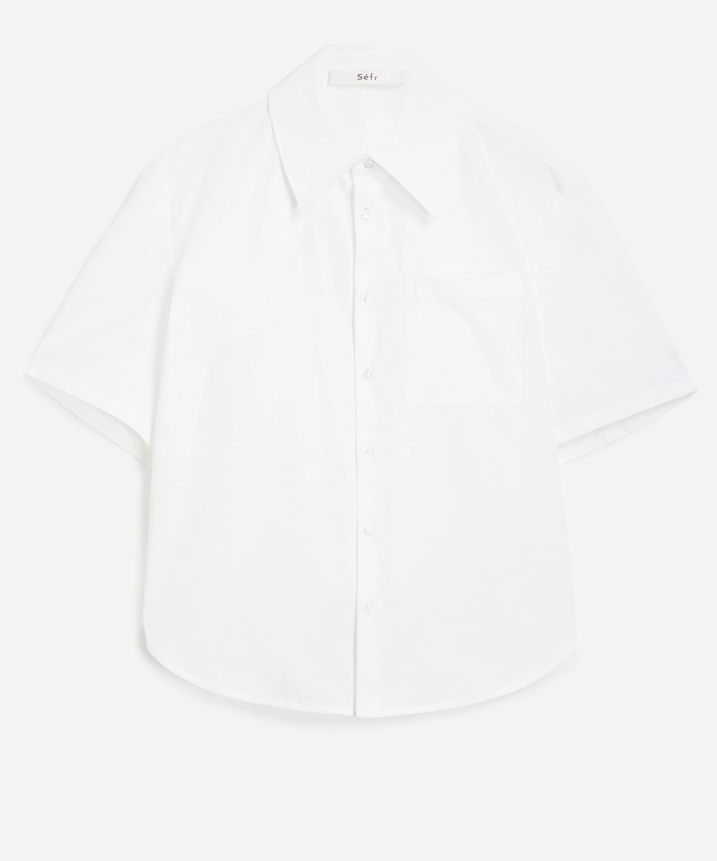 Waylon White Poplin Shirt - 1