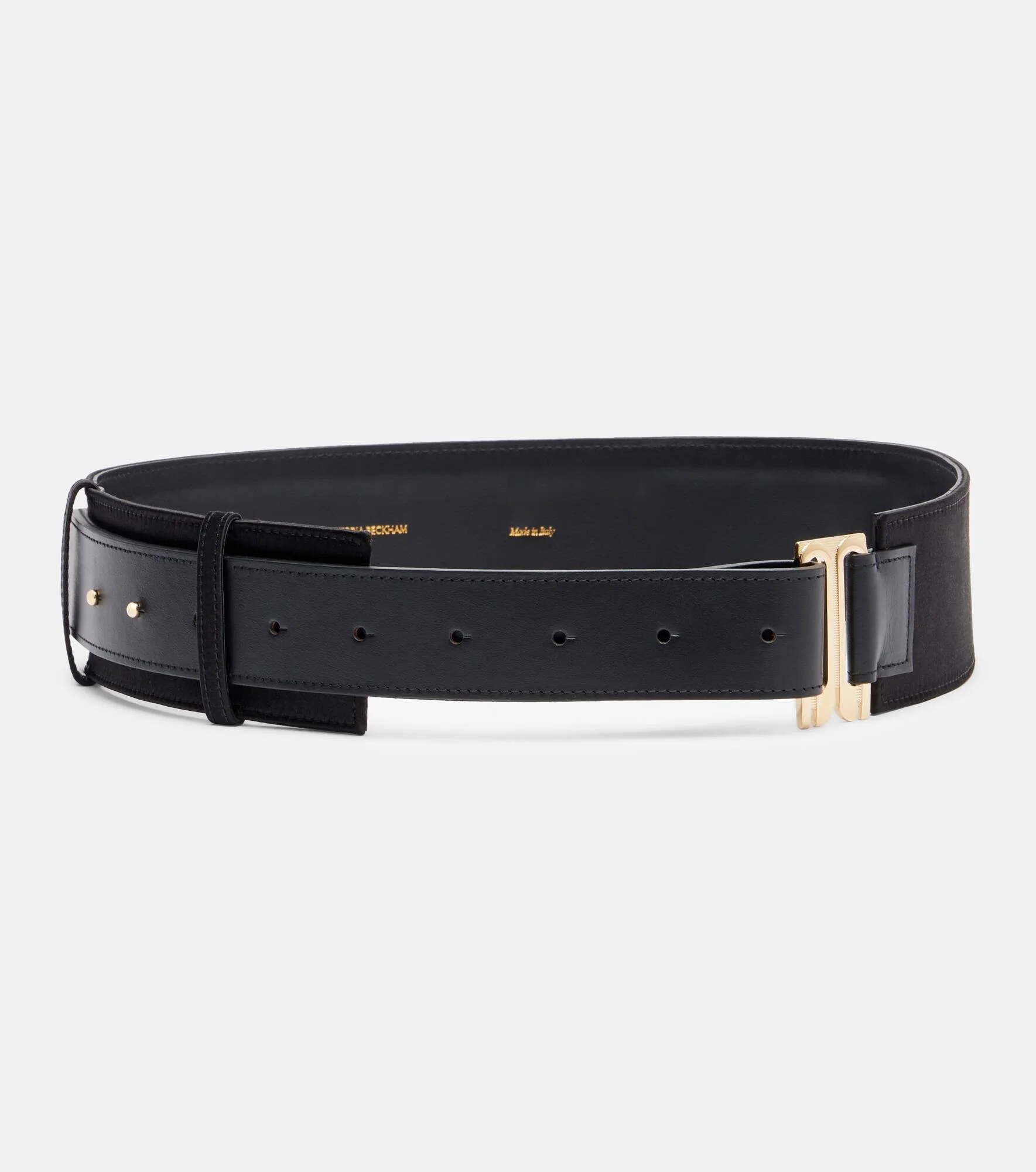 Wide leather belt - 1