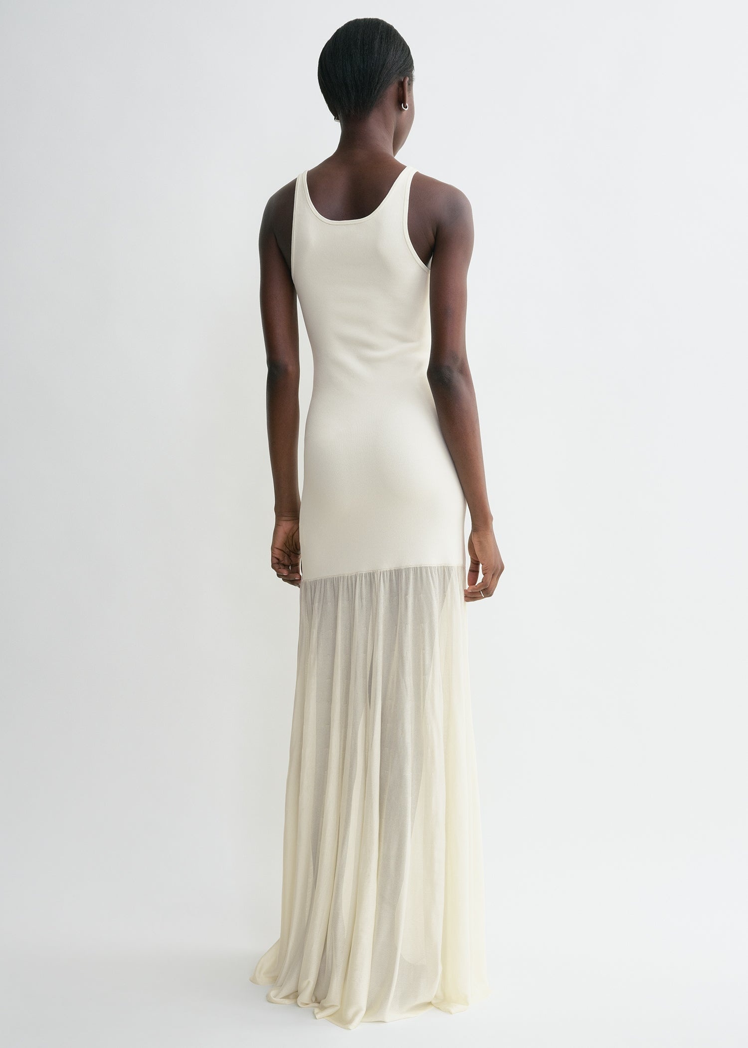 Evening tank dress macadamia - 3