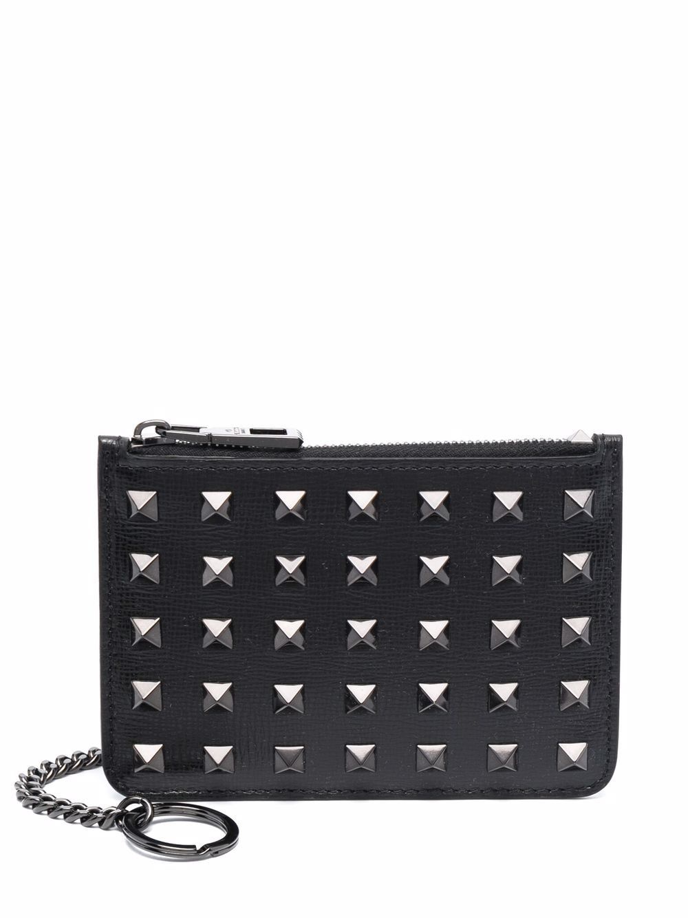 Rockstud-embellished cardholder - 1