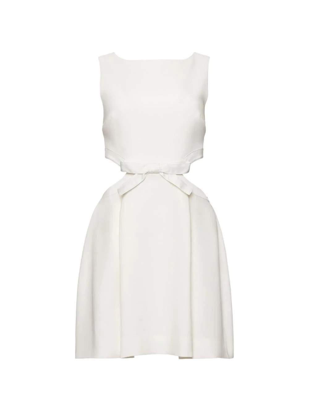 cutout bow mini dress - 1