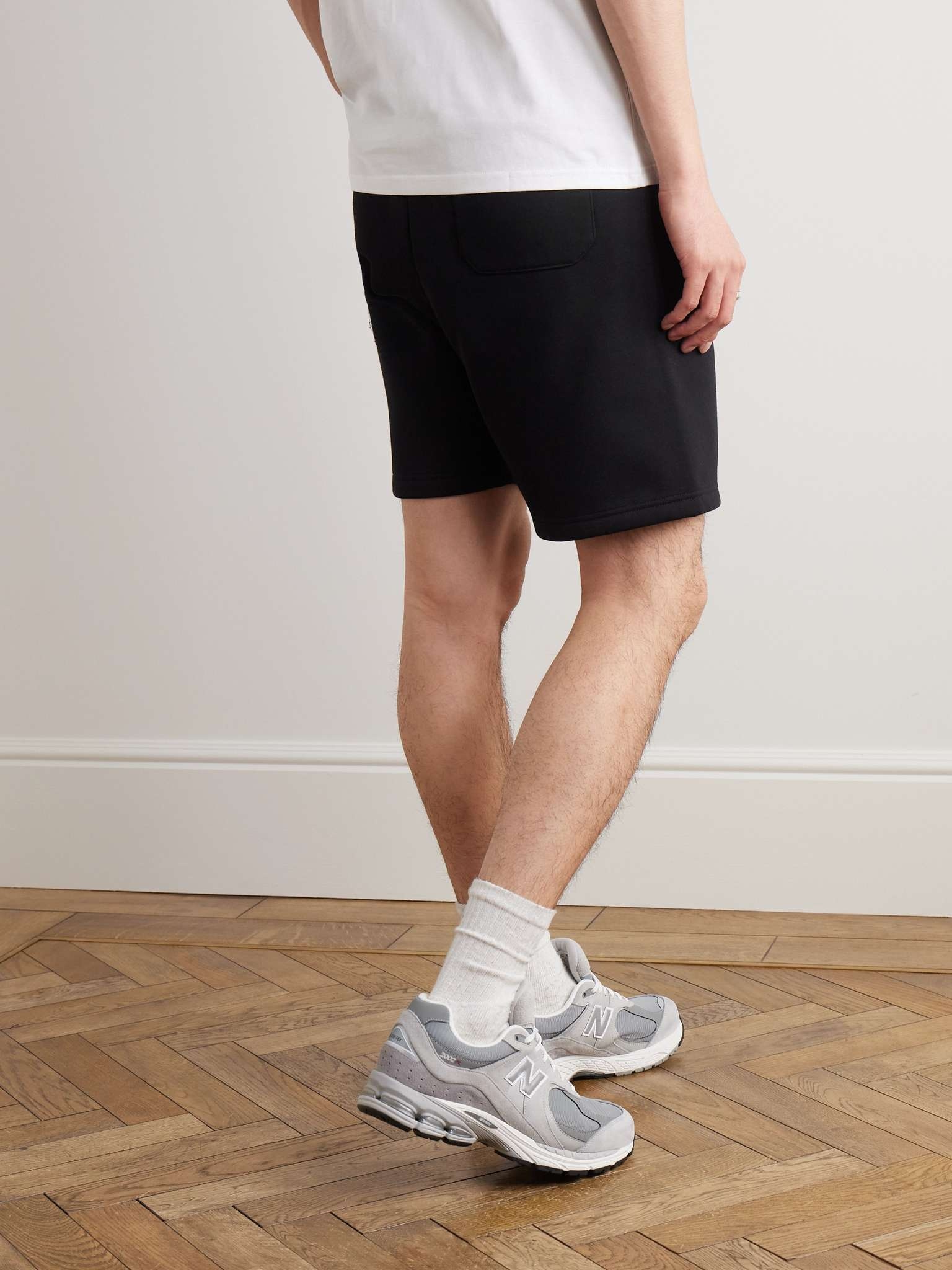 Chase Straight-Leg Logo-Embroidered Cotton-Blend Jersey Shorts - 3
