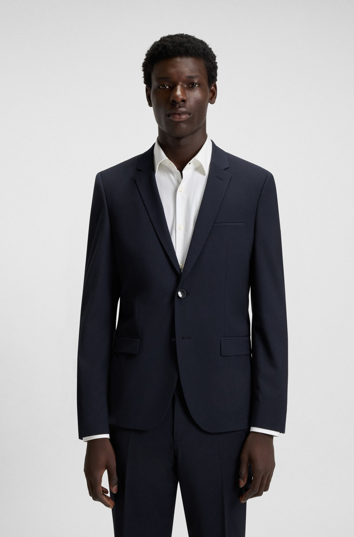 EXTRA-SLIM-FIT JACKET IN A STRETCH-WOOL BLEND - 2