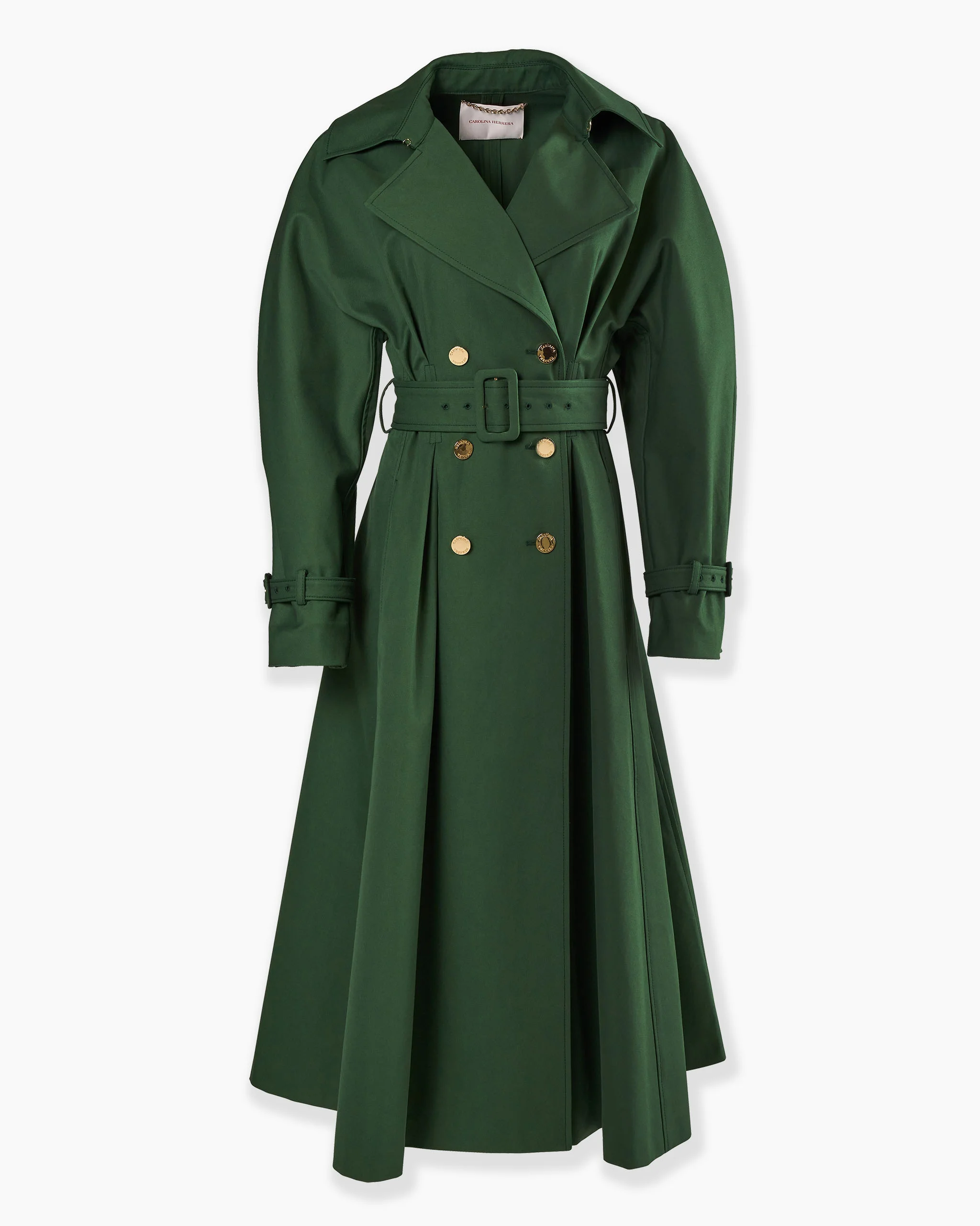Gabardine Trench Coat - 1