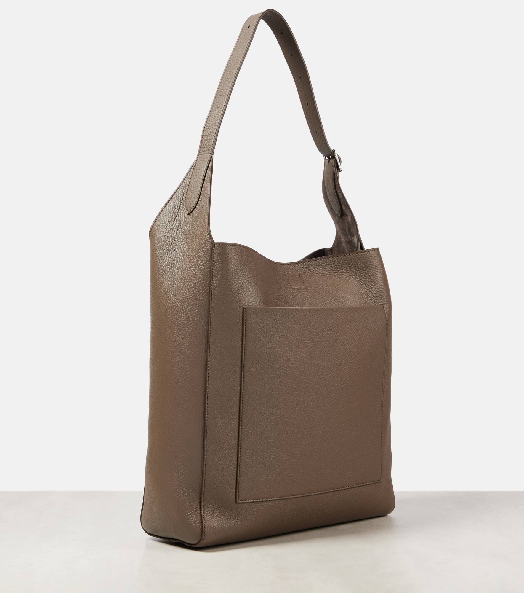 Blake leather tote bag - 4