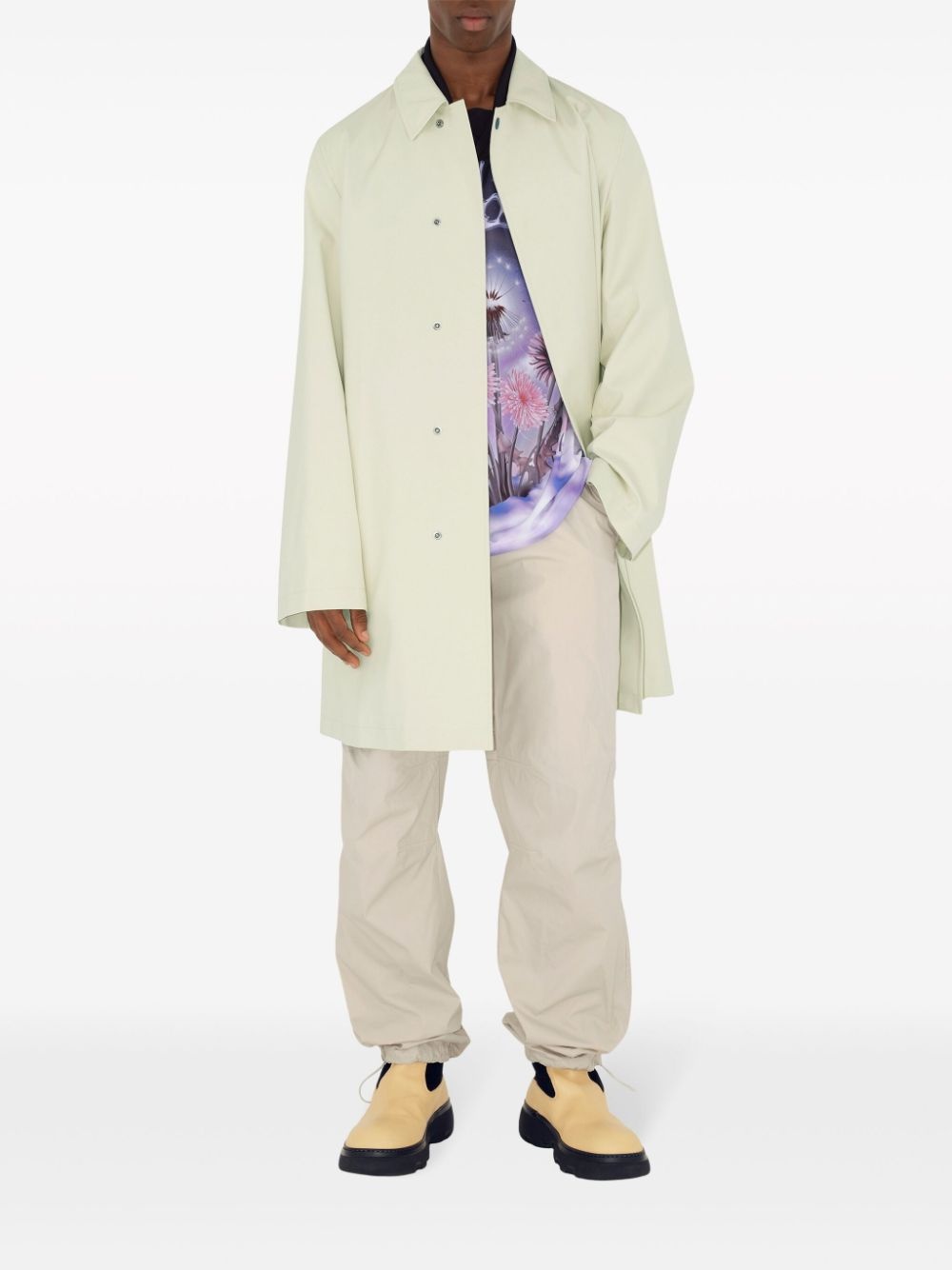 straight-leg drawstring trousers - 2