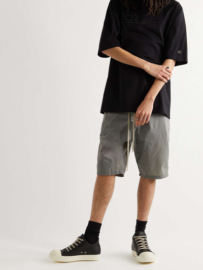 Rick Owens + Champion Pods Logo-Embroidered Recycled Nylon Drawstring Shorts outlook