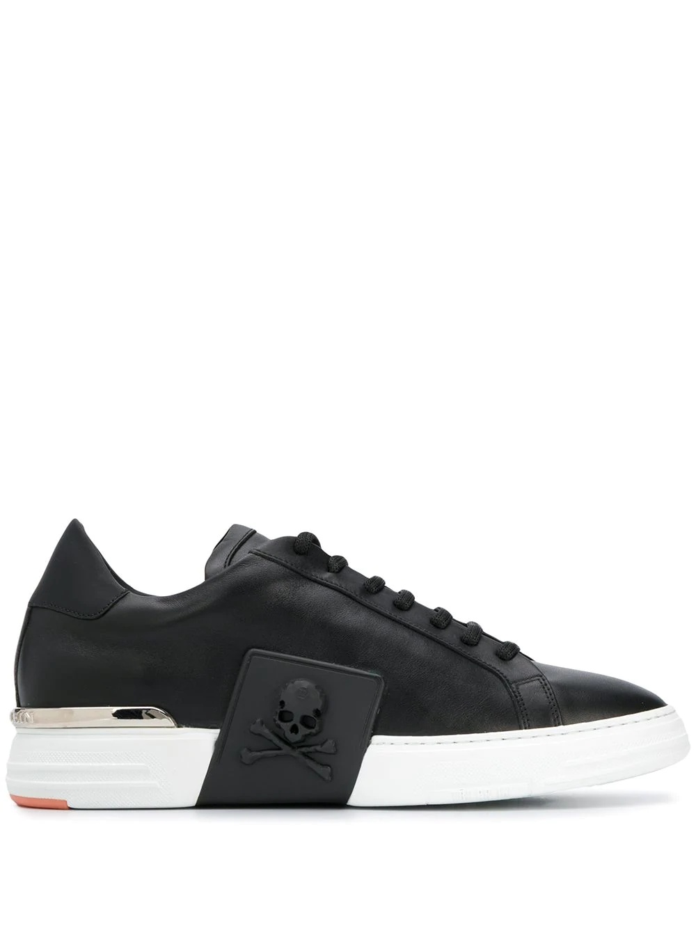 skull detail low-top sneakers - 1