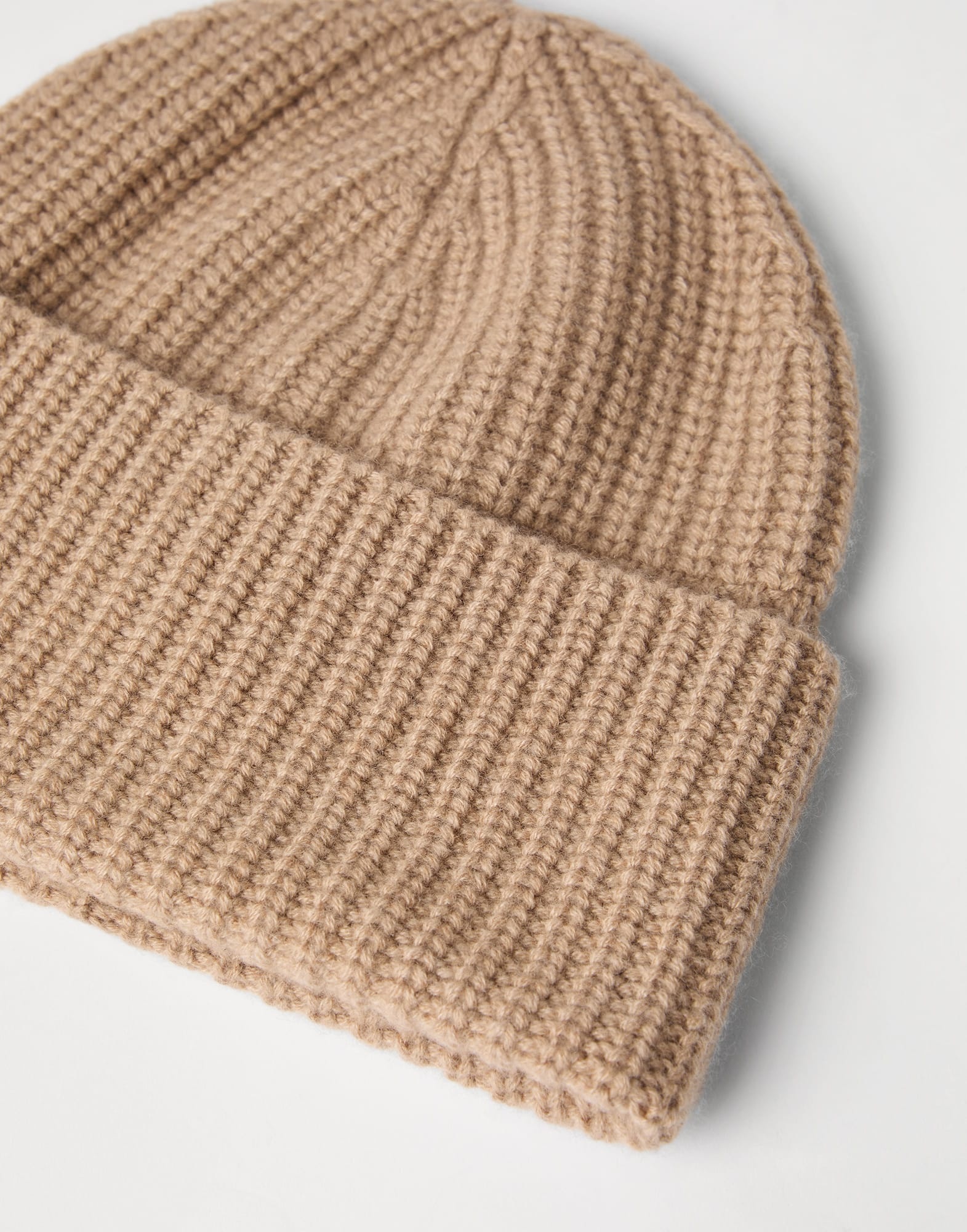 Cashmere English rib beanie - 2