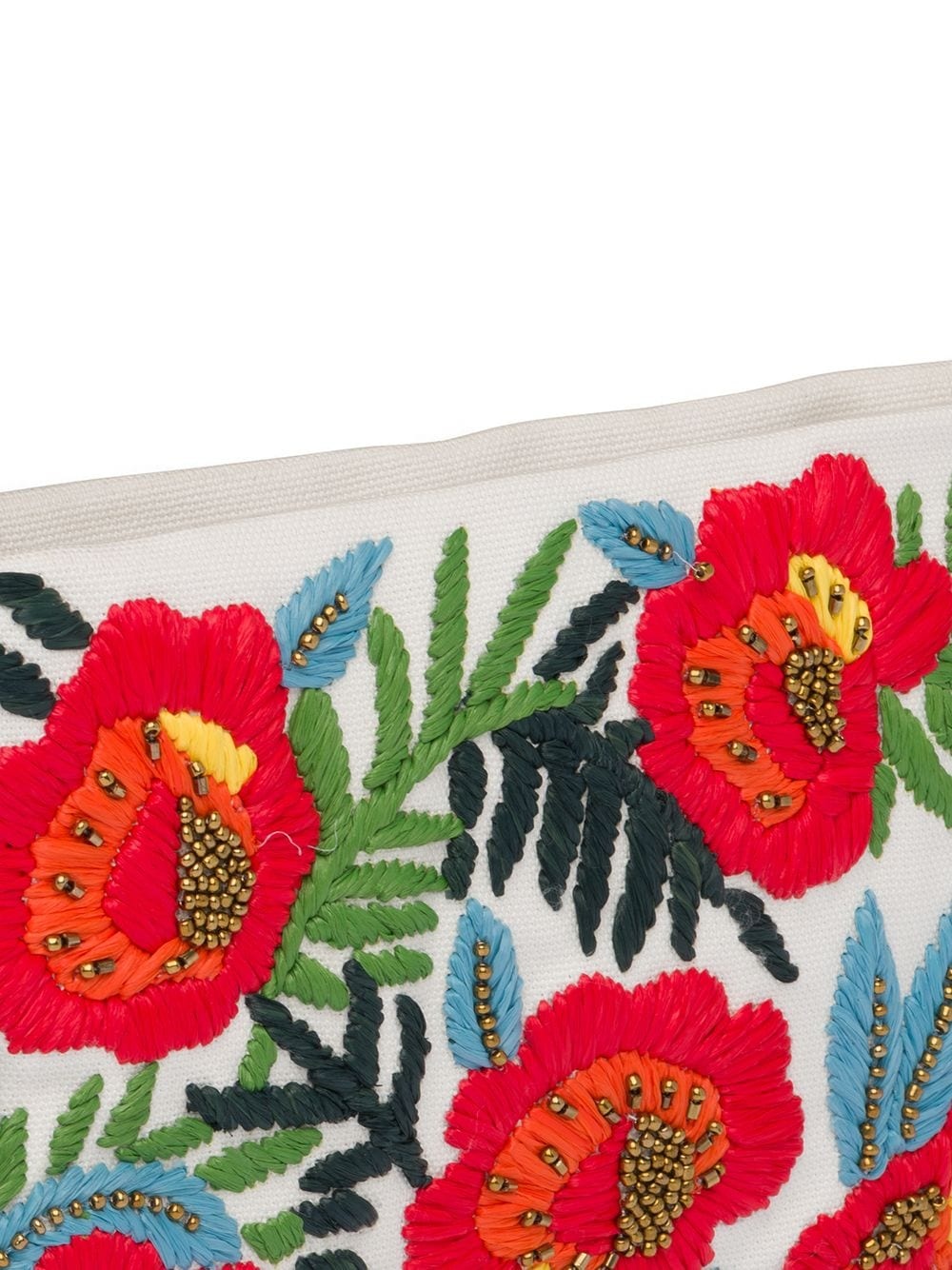 embroidered floral handbag - 4