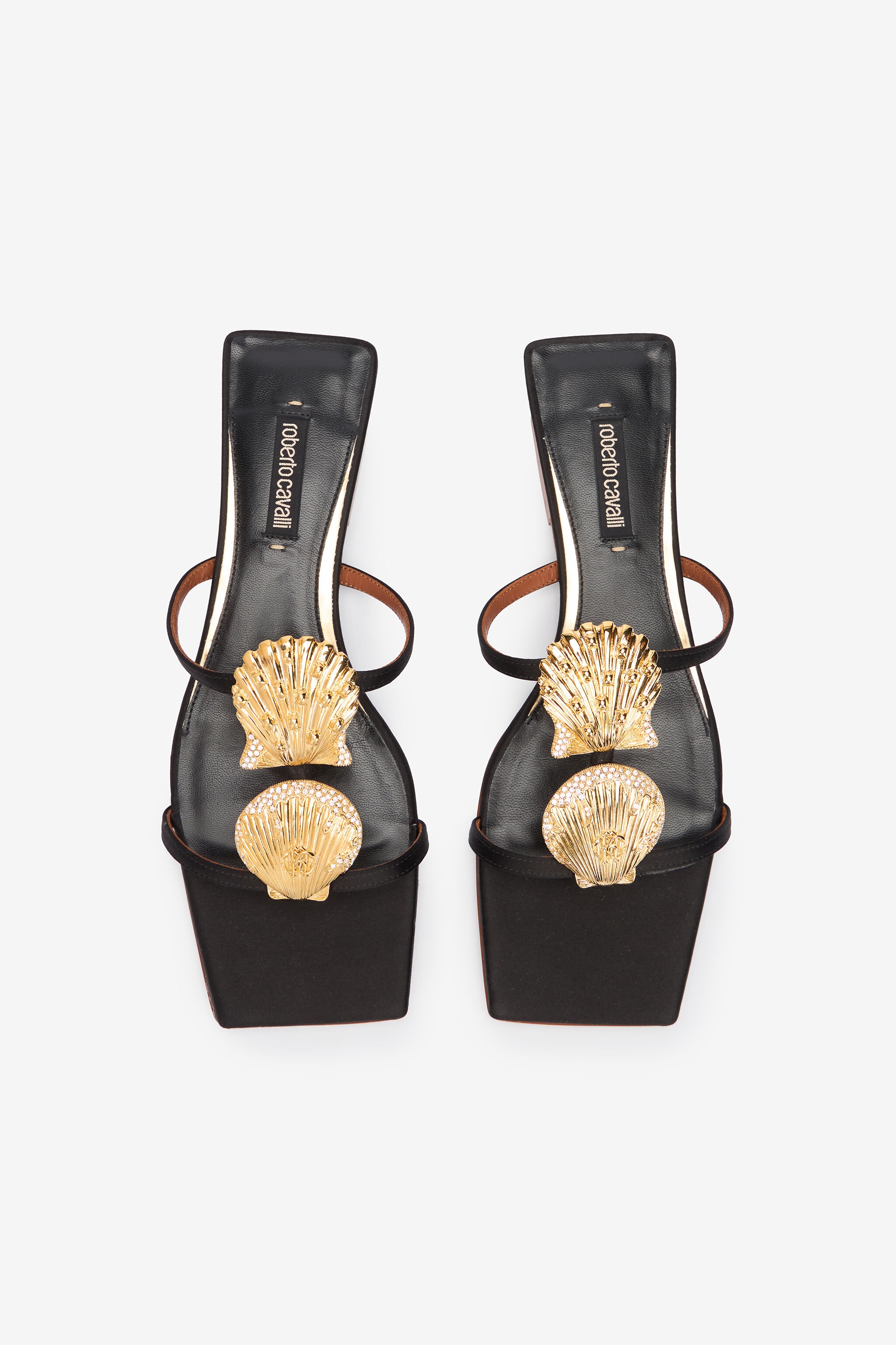 Flat Sandals With Golden Shells - 6