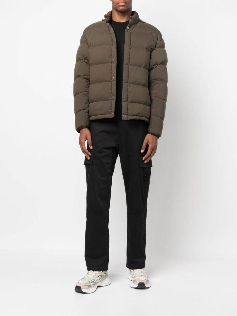 Stone Island Shadow Project logo-patch long-sleeved jumper outlook