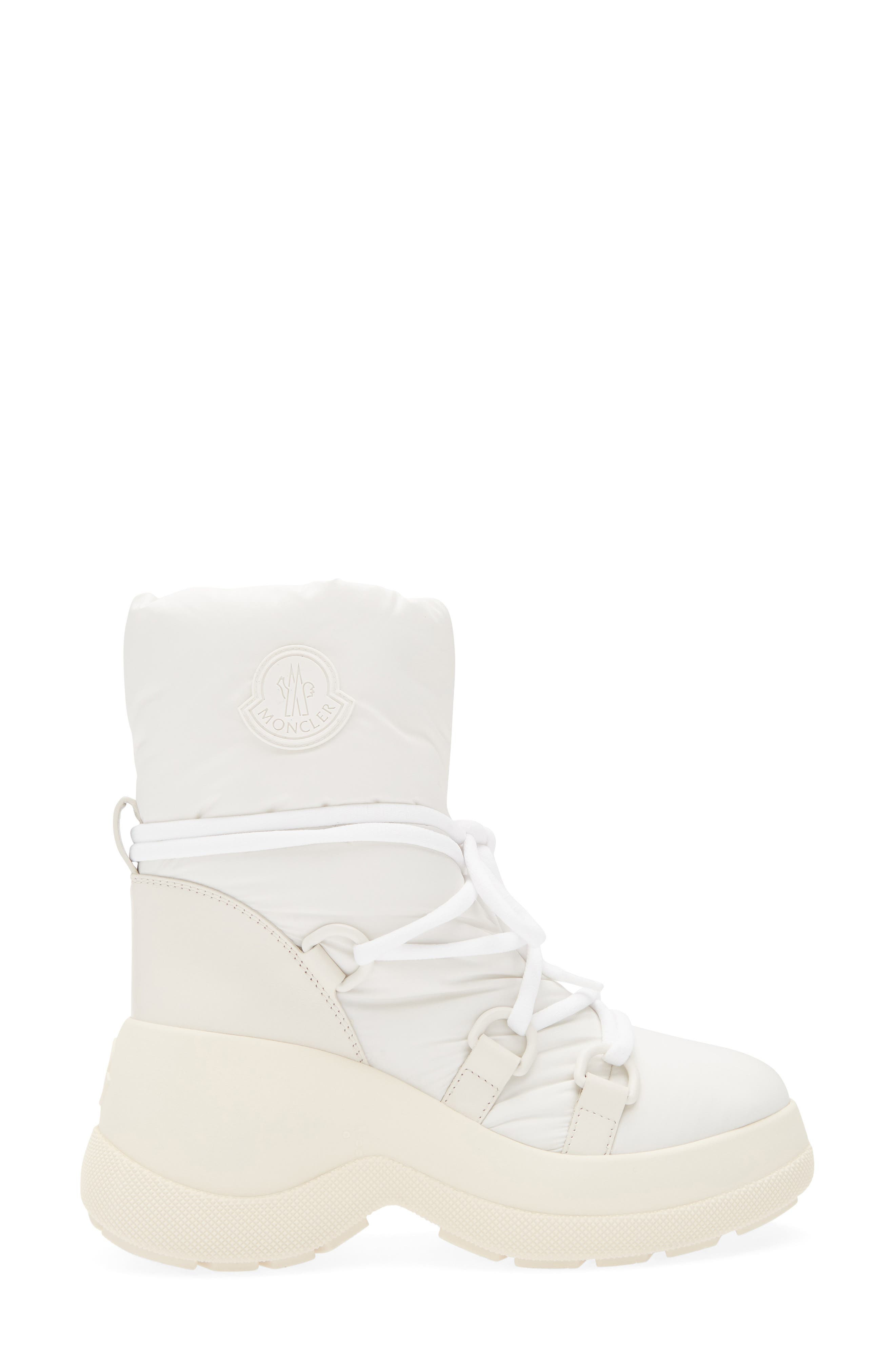 Moncler Resile Apres Water Repellent Boot in Light Beige at Nordstrom - 3