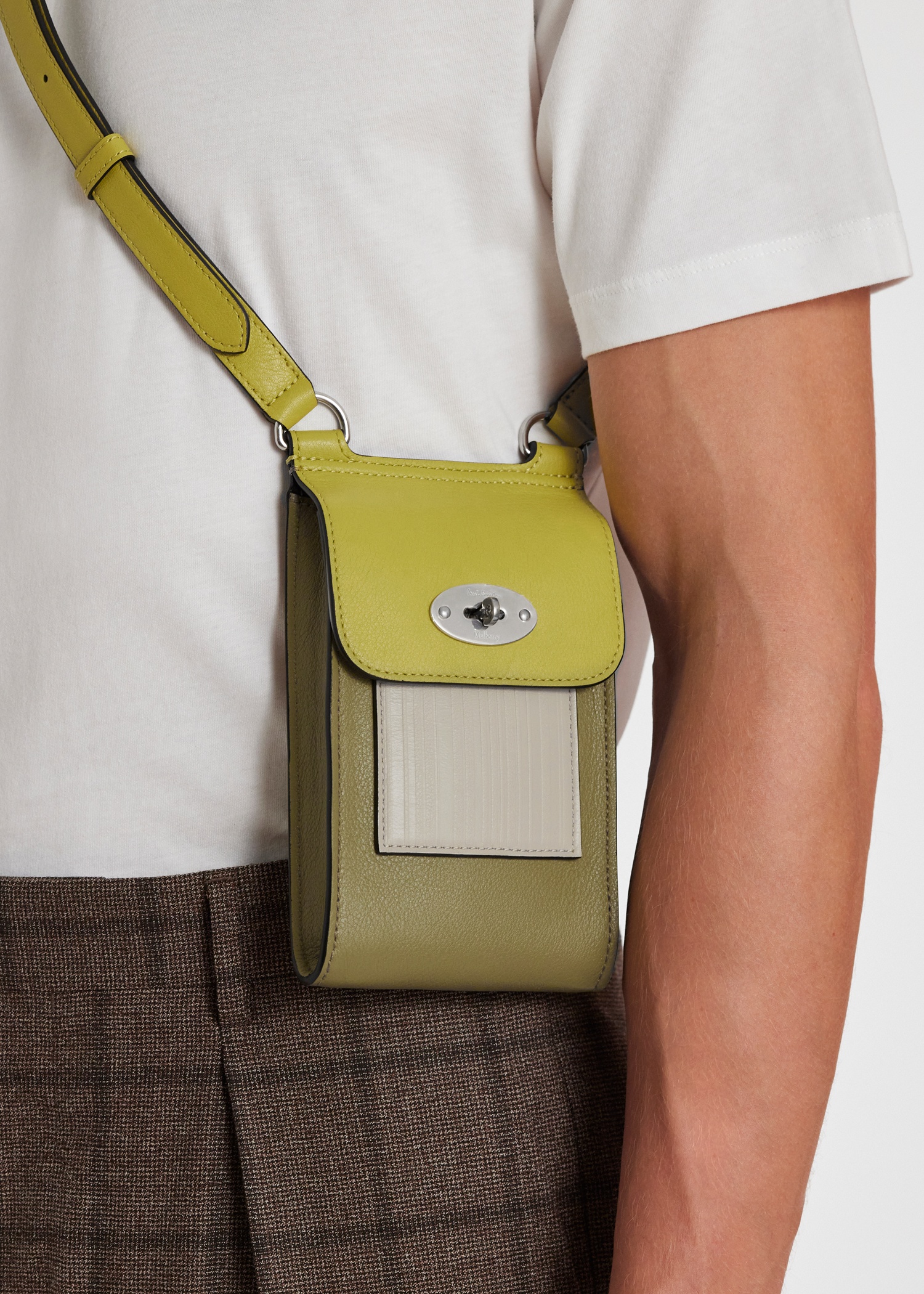 Mulberry x Paul Smith - Summer Khaki Mini Antony Bag - 10