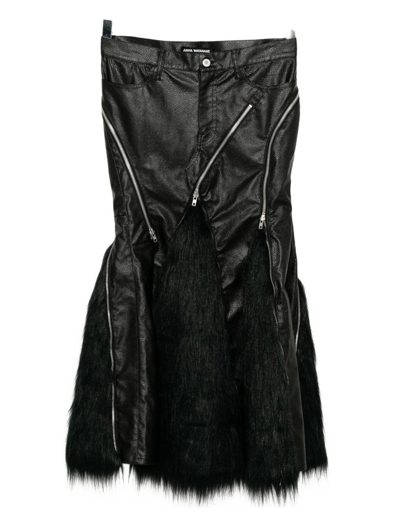 faux-fur skirt 1