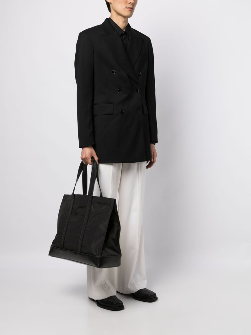 Alexander McQueen debossed-logo tote bag outlook