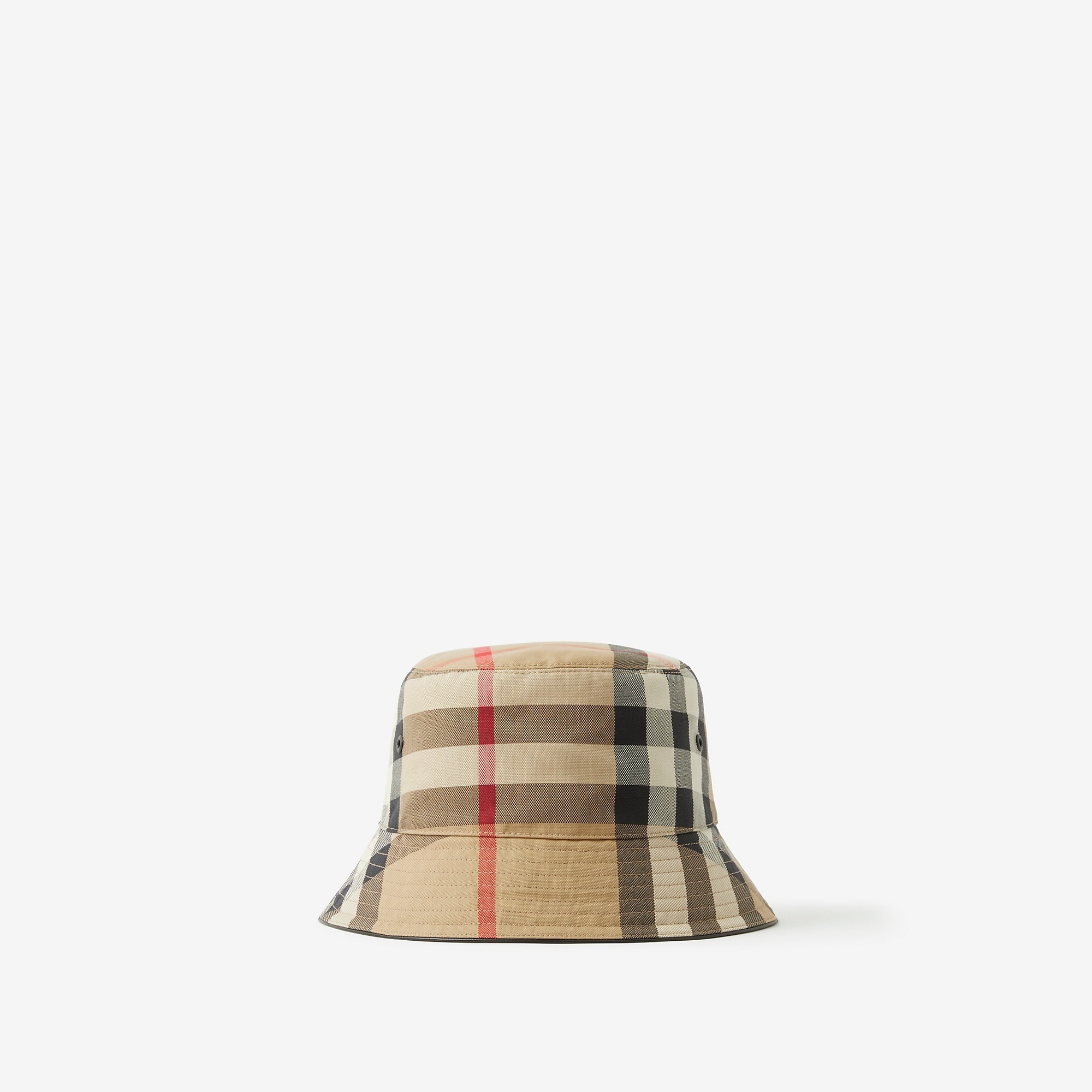 Check Cotton Bucket Hat - 5